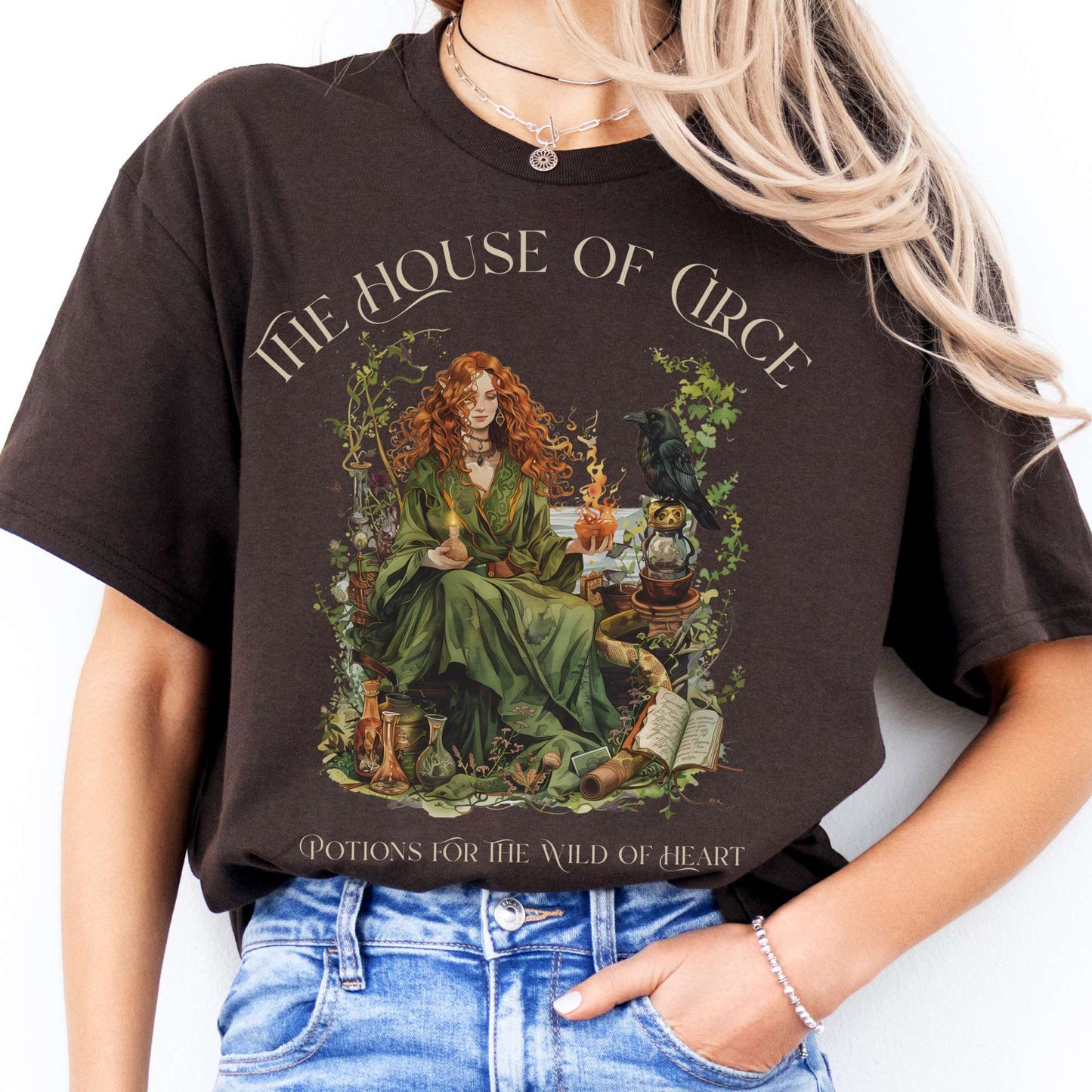 T-Shirt The House of Circe Mythology T-Shirt The Mystic Eden