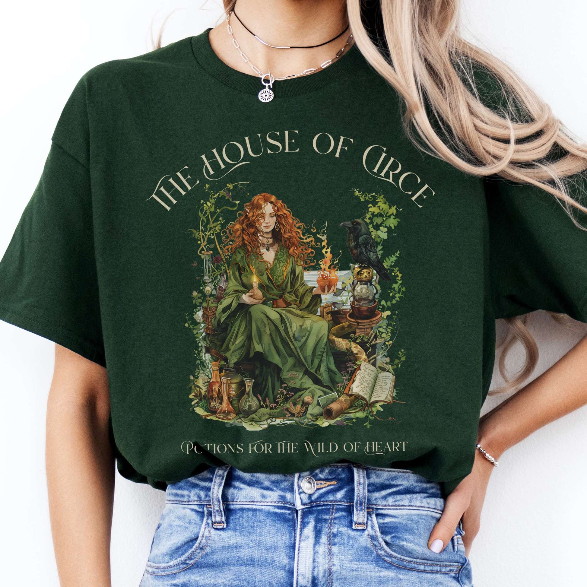 T-Shirt The House of Circe Mythology T-Shirt The Mystic Eden