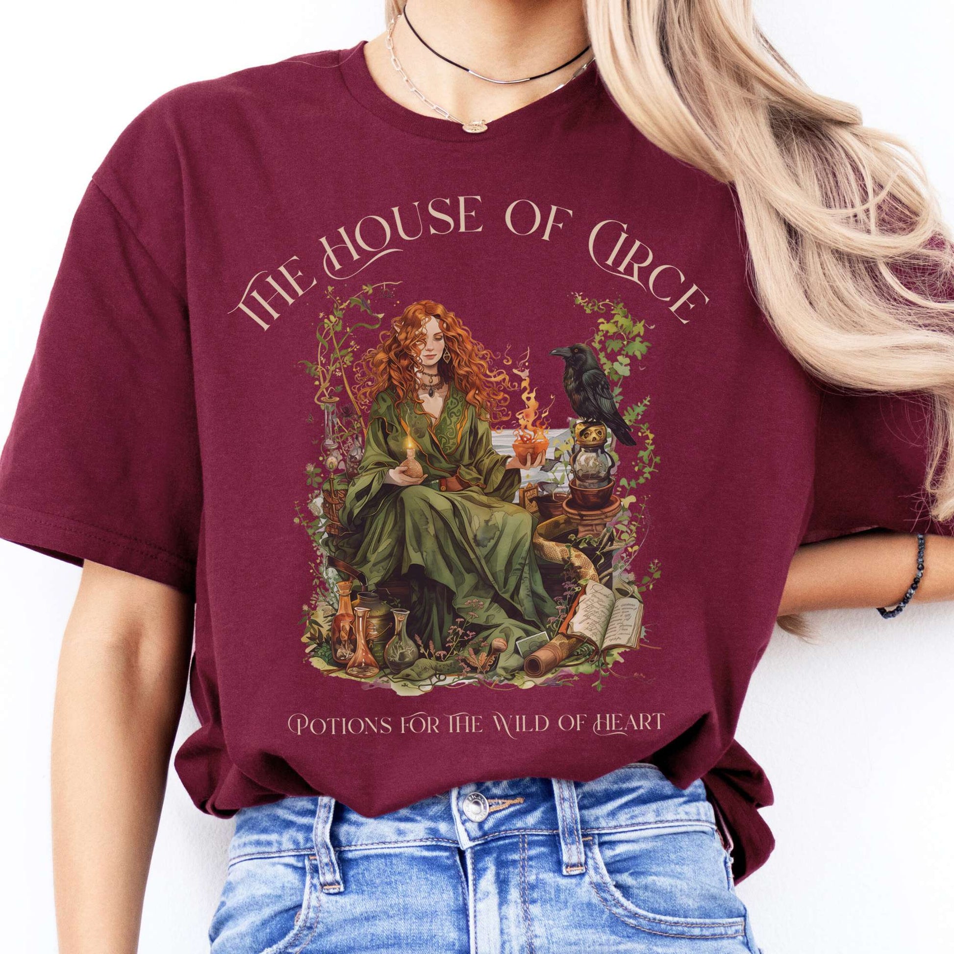 T-Shirt The House of Circe Mythology T-Shirt The Mystic Eden