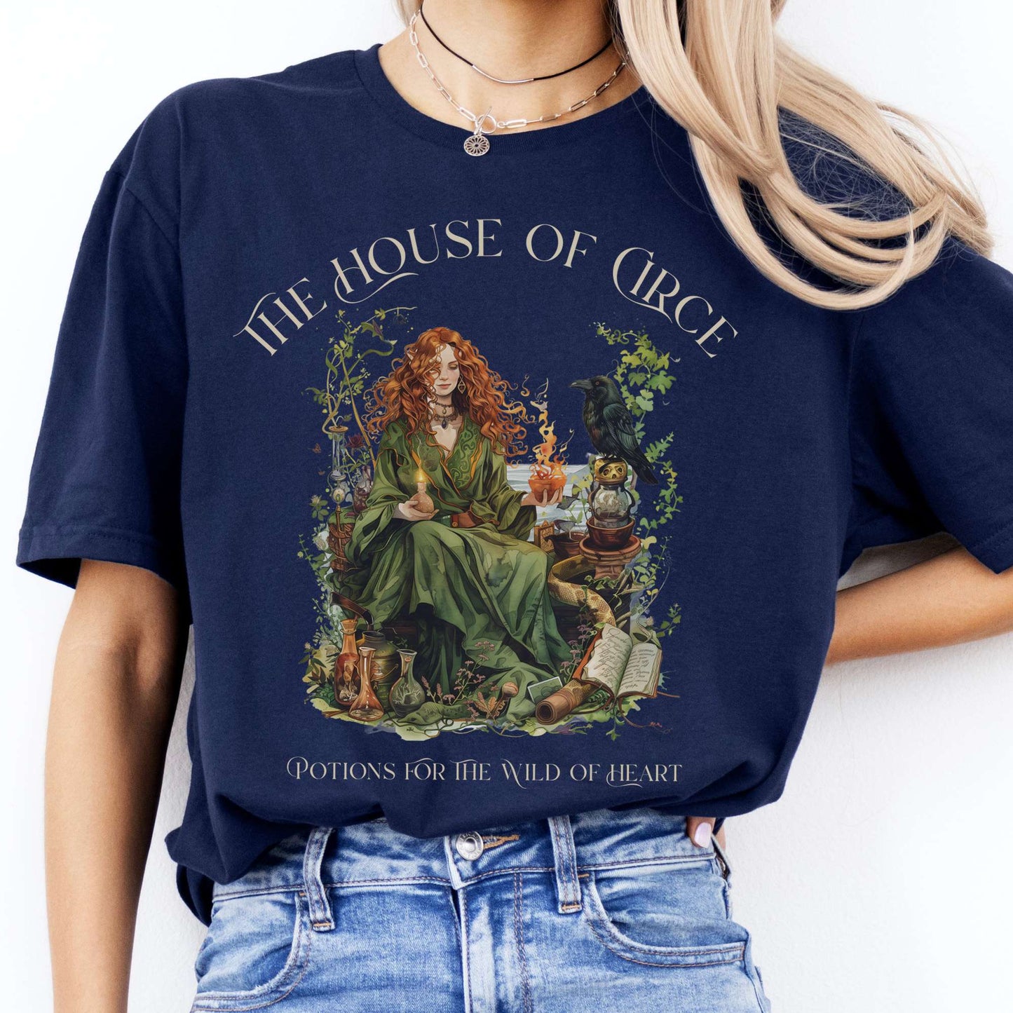 T-Shirt The House of Circe Mythology T-Shirt The Mystic Eden