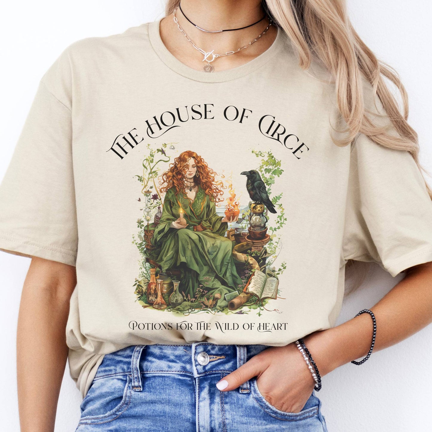 T-Shirt The House of Circe Mythology T-Shirt The Mystic Eden