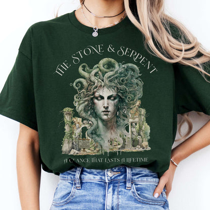 T-Shirt The Stone & Serpent Medusa  T-Shirt The Mystic Eden