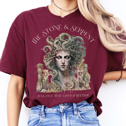 T-Shirt The Stone & Serpent Medusa  T-Shirt The Mystic Eden