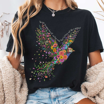 T-Shirt Black / S She Was Becoming Herself Kate Chopin T-Shirt The Mystic Eden