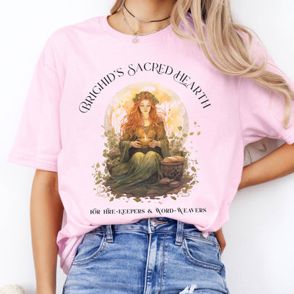 T-Shirts Brighid's Sacred Hearth Goddess T-Shirt The Mystic Eden
