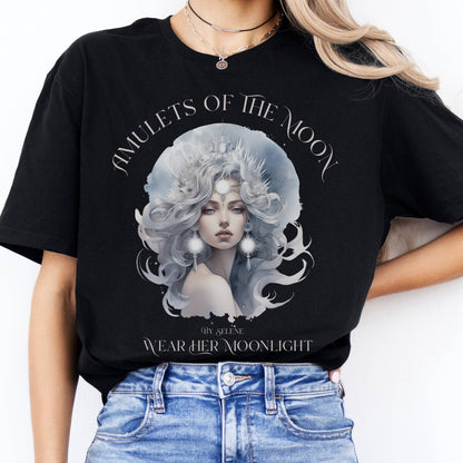 T-Shirts Amulets of the Moon Selene Goddess T-Shirt The Mystic Eden