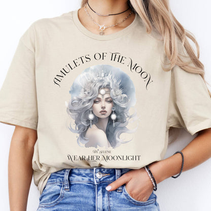 T-Shirts Amulets of the Moon Selene Goddess T-Shirt The Mystic Eden