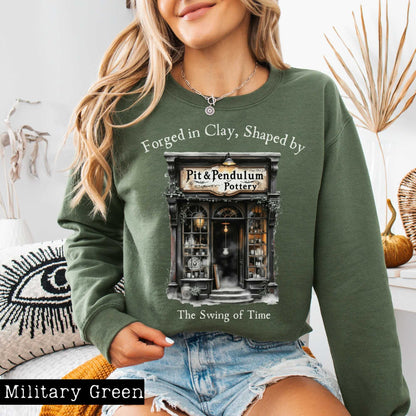 Pit & Pendulum Pottery Edgar Allan Poe Sweatshirt