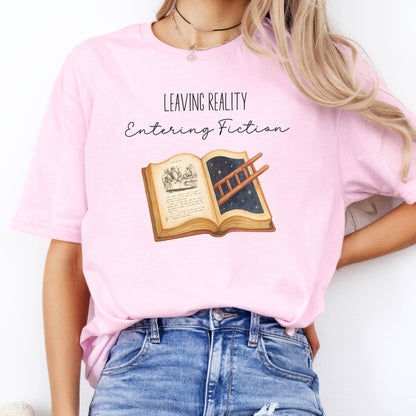 T-Shirt Leaving Reality Entering Fiction T-Shirt The Mystic Eden