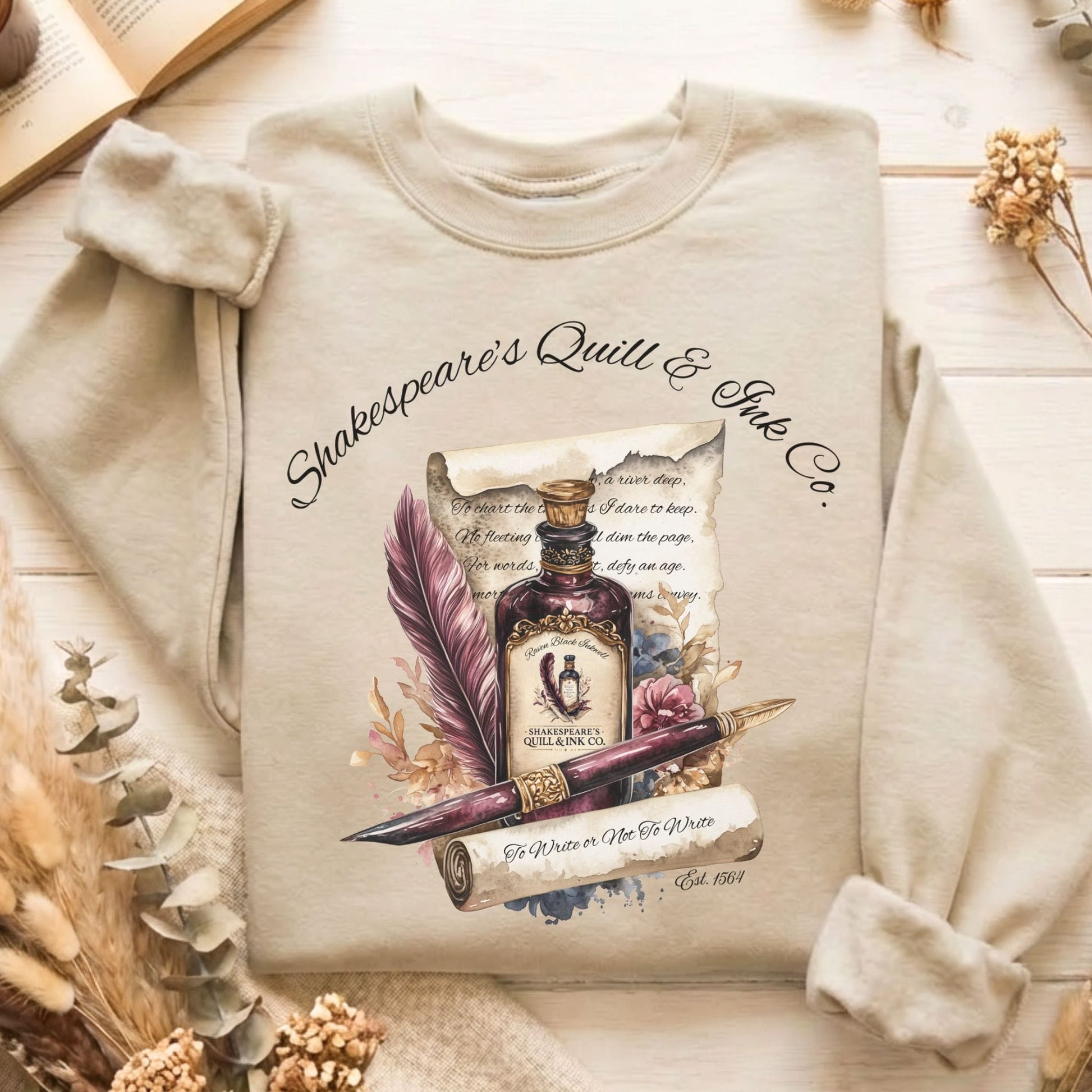 Sweatshirt Sand / S Design 123 Sweatshirt The Mystic Eden