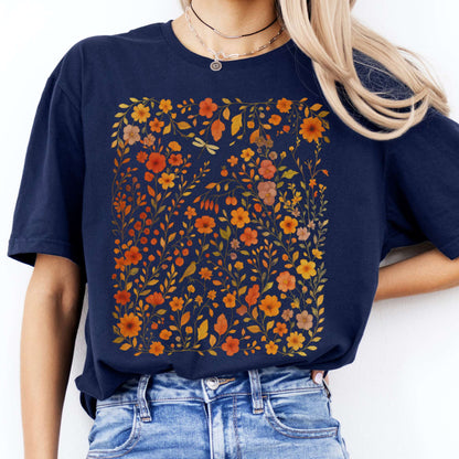 T-Shirt Autumn Wildflower T-Shirt The Mystic Eden