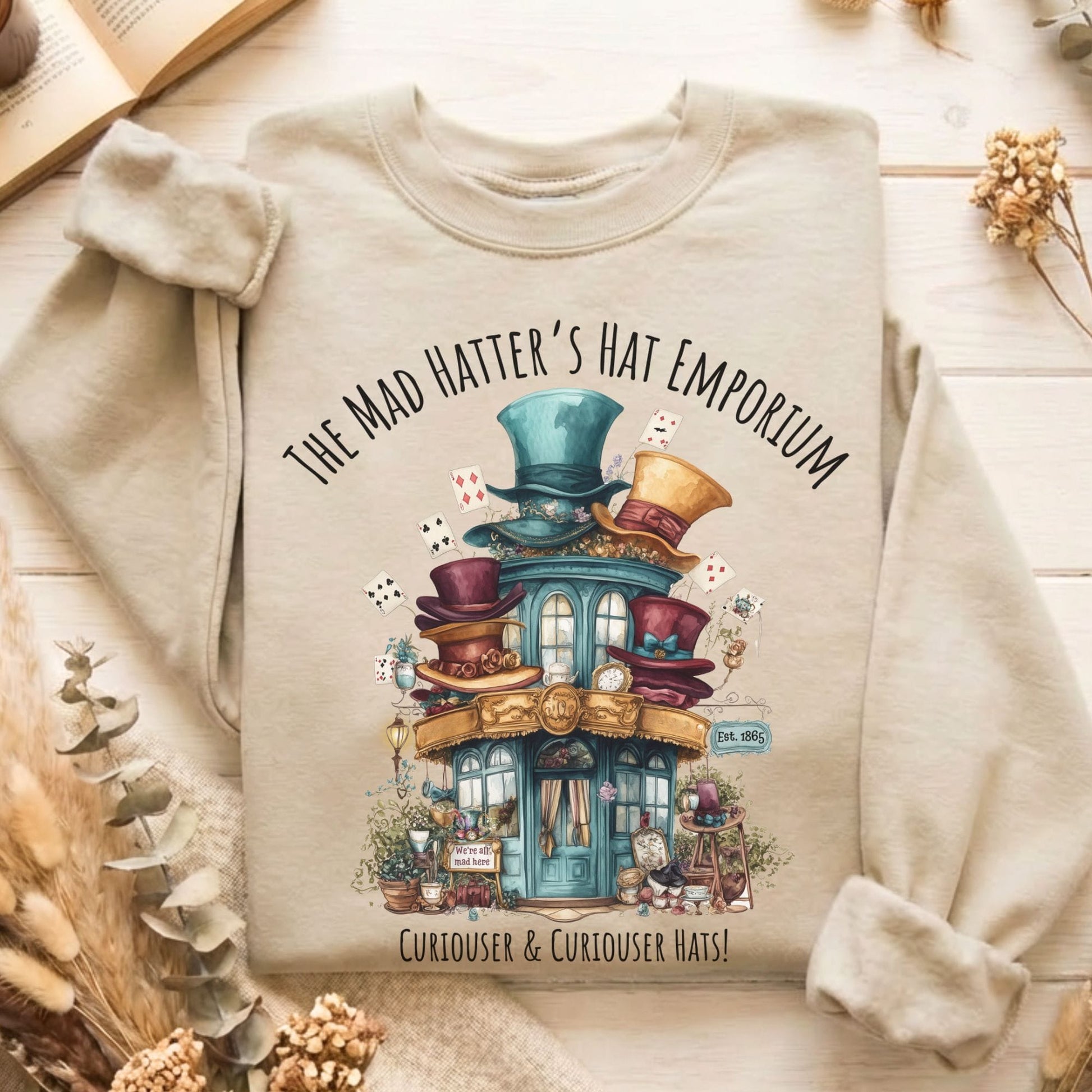 Sweatshirt Sand / S Design 124 Sweatshirt The Mystic Eden