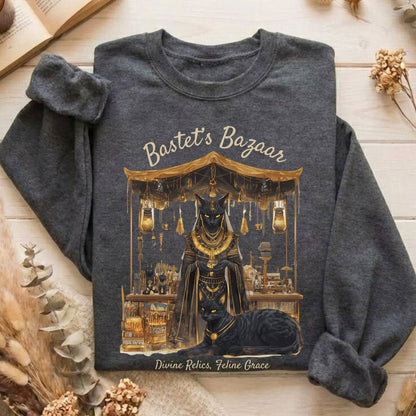 Sweatshirt Dark Heather / S Design 189 Sweatshirt The Mystic Eden