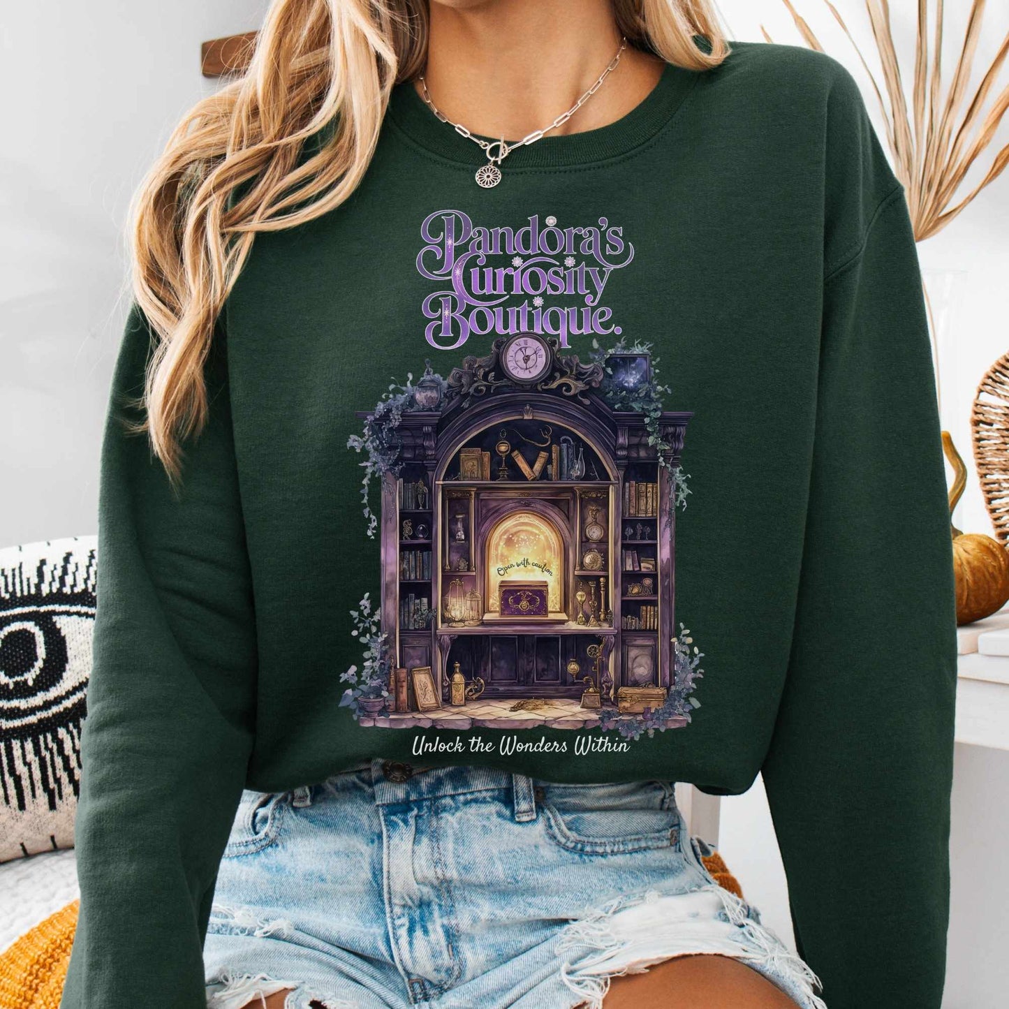 Pandora's Curiosity Boutique Sweatshirt