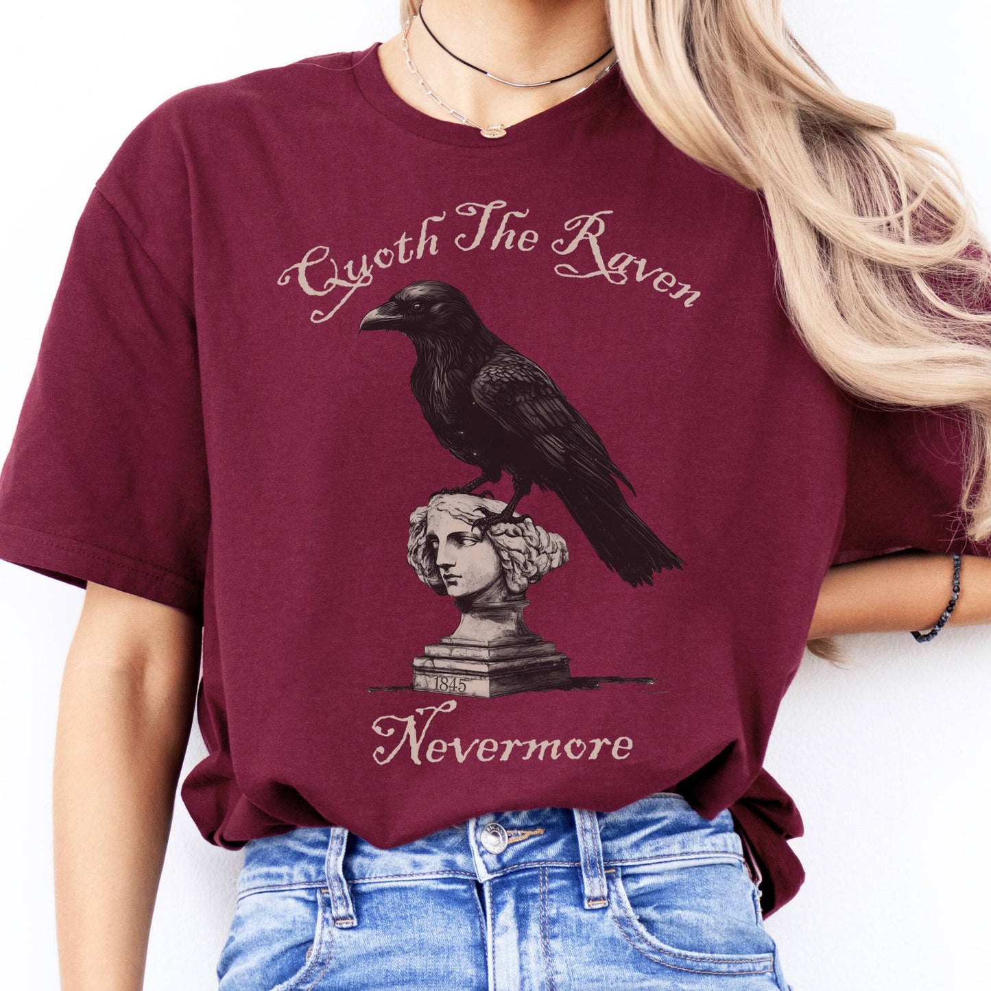 T-Shirts Quoth the Raven Nevermore T-Shirt The Mystic Eden