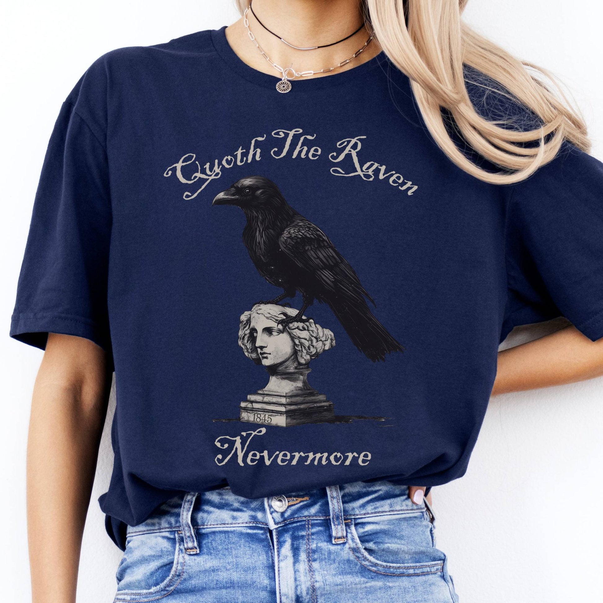 T-Shirts Quoth the Raven Nevermore T-Shirt The Mystic Eden
