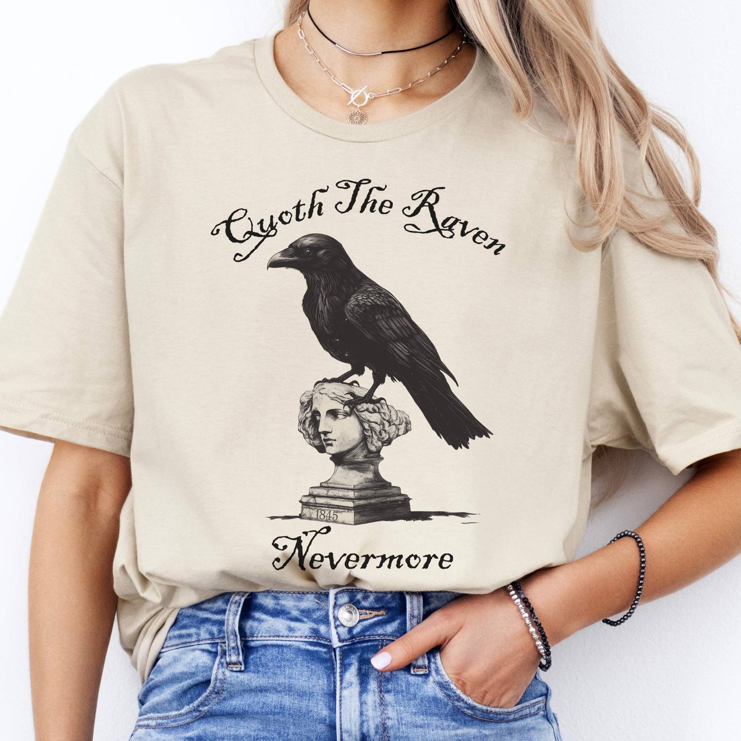 T-Shirts Quoth the Raven Nevermore T-Shirt The Mystic Eden