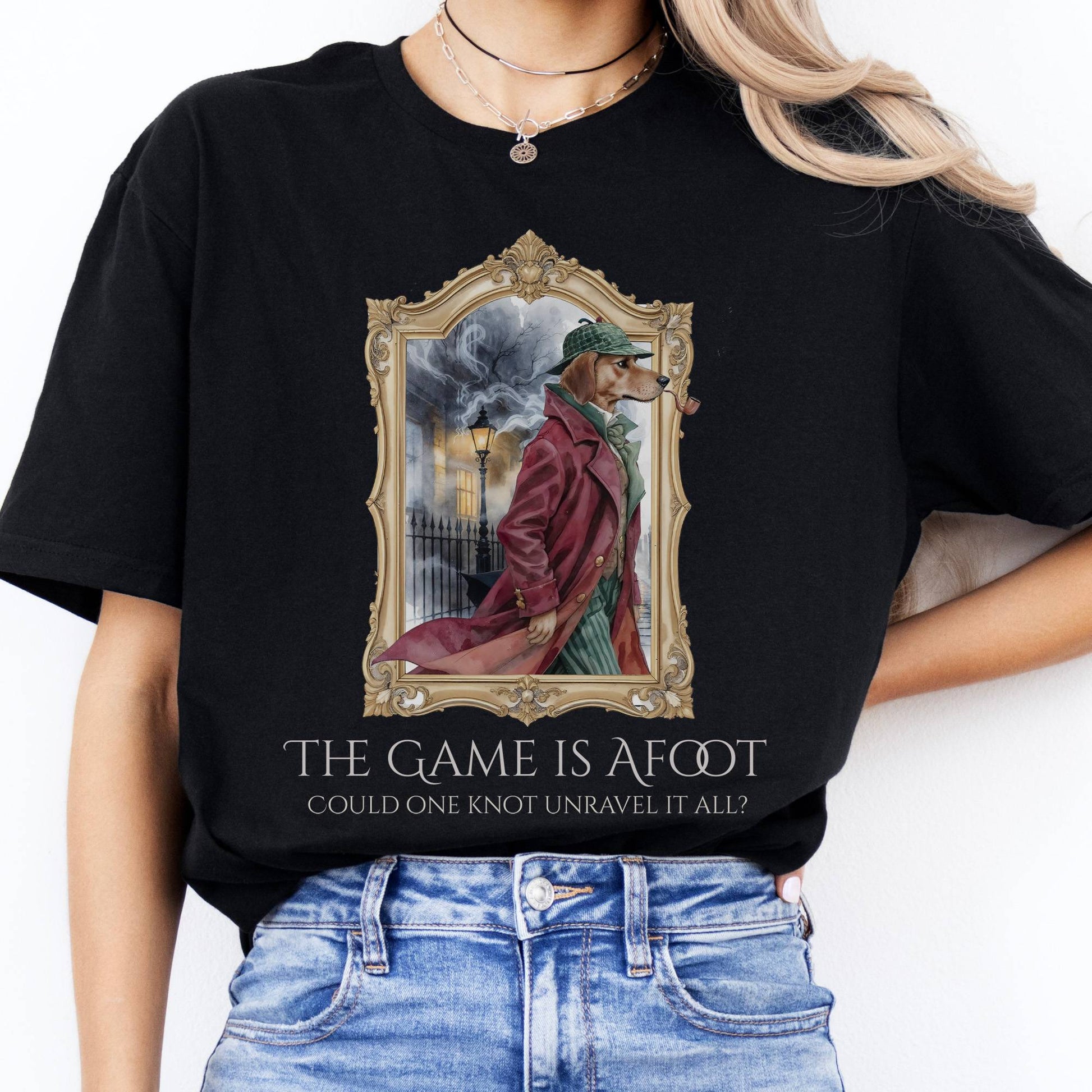 T-Shirt The Game Is Afoot Sherlock Holmes T-Shirt The Mystic Eden