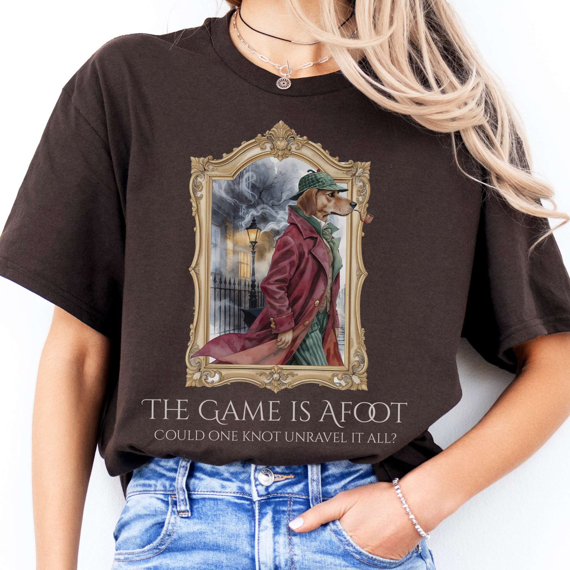 T-Shirt The Game Is Afoot Sherlock Holmes T-Shirt The Mystic Eden