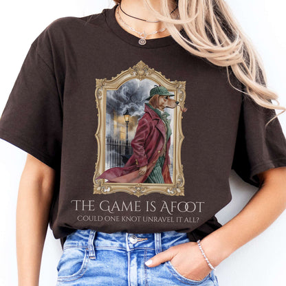 T-Shirt The Game Is Afoot Sherlock Holmes T-Shirt The Mystic Eden
