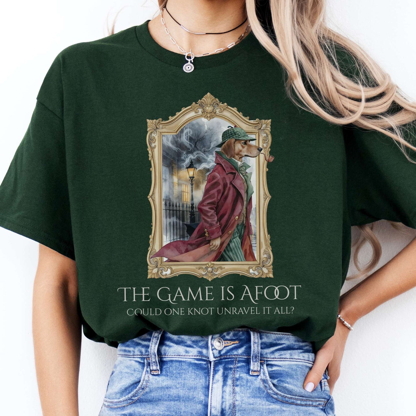 T-Shirt The Game Is Afoot Sherlock Holmes T-Shirt The Mystic Eden
