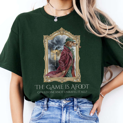 T-Shirt The Game Is Afoot Sherlock Holmes T-Shirt The Mystic Eden