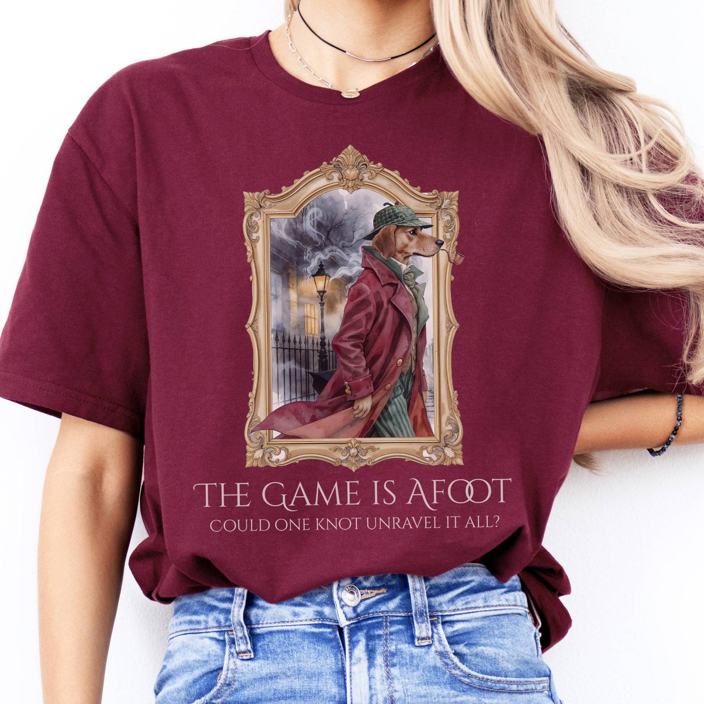 T-Shirt The Game Is Afoot Sherlock Holmes T-Shirt The Mystic Eden