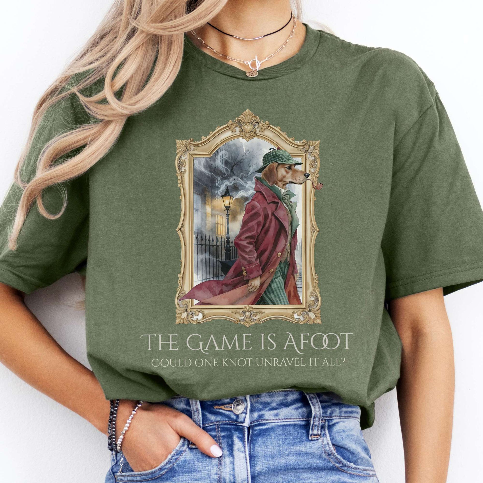 T-Shirt The Game Is Afoot Sherlock Holmes T-Shirt The Mystic Eden