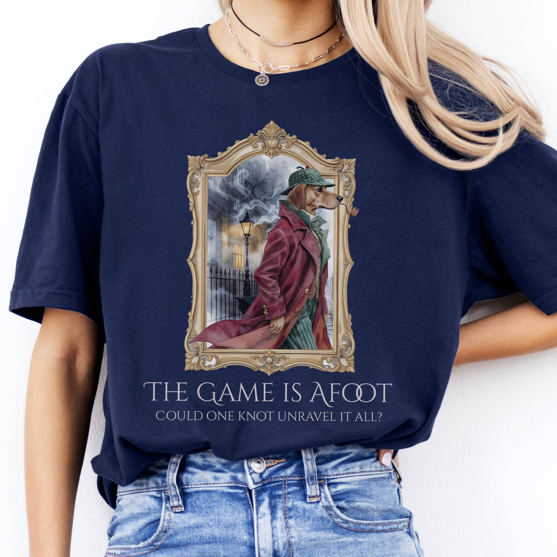 T-Shirt The Game Is Afoot Sherlock Holmes T-Shirt The Mystic Eden