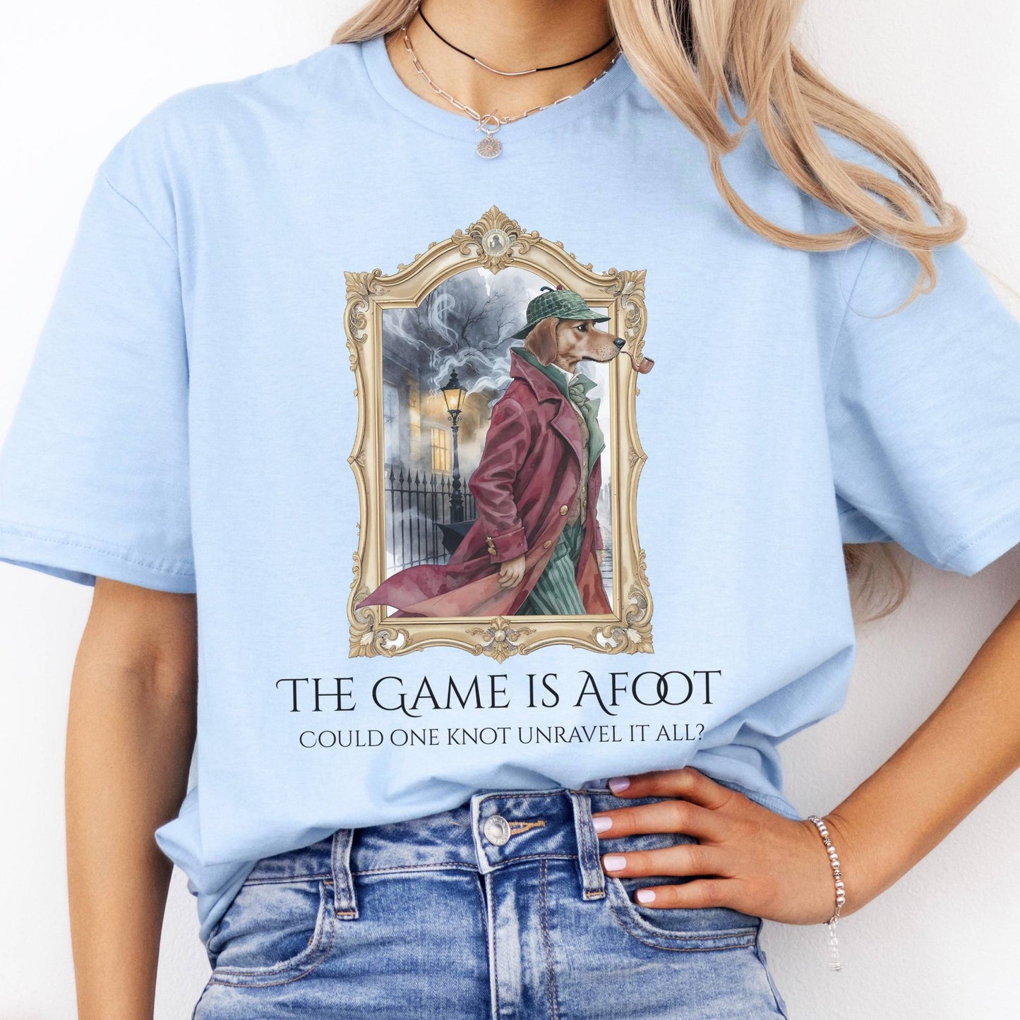 T-Shirt The Game Is Afoot Sherlock Holmes T-Shirt The Mystic Eden