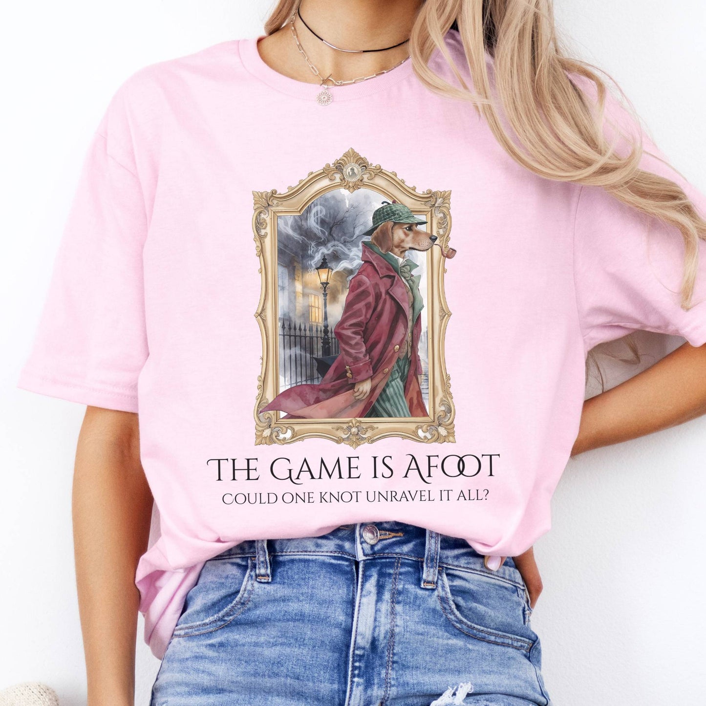 T-Shirt The Game Is Afoot Sherlock Holmes T-Shirt The Mystic Eden