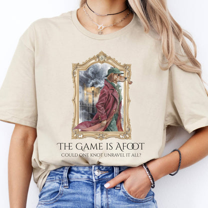 T-Shirt The Game Is Afoot Sherlock Holmes T-Shirt The Mystic Eden