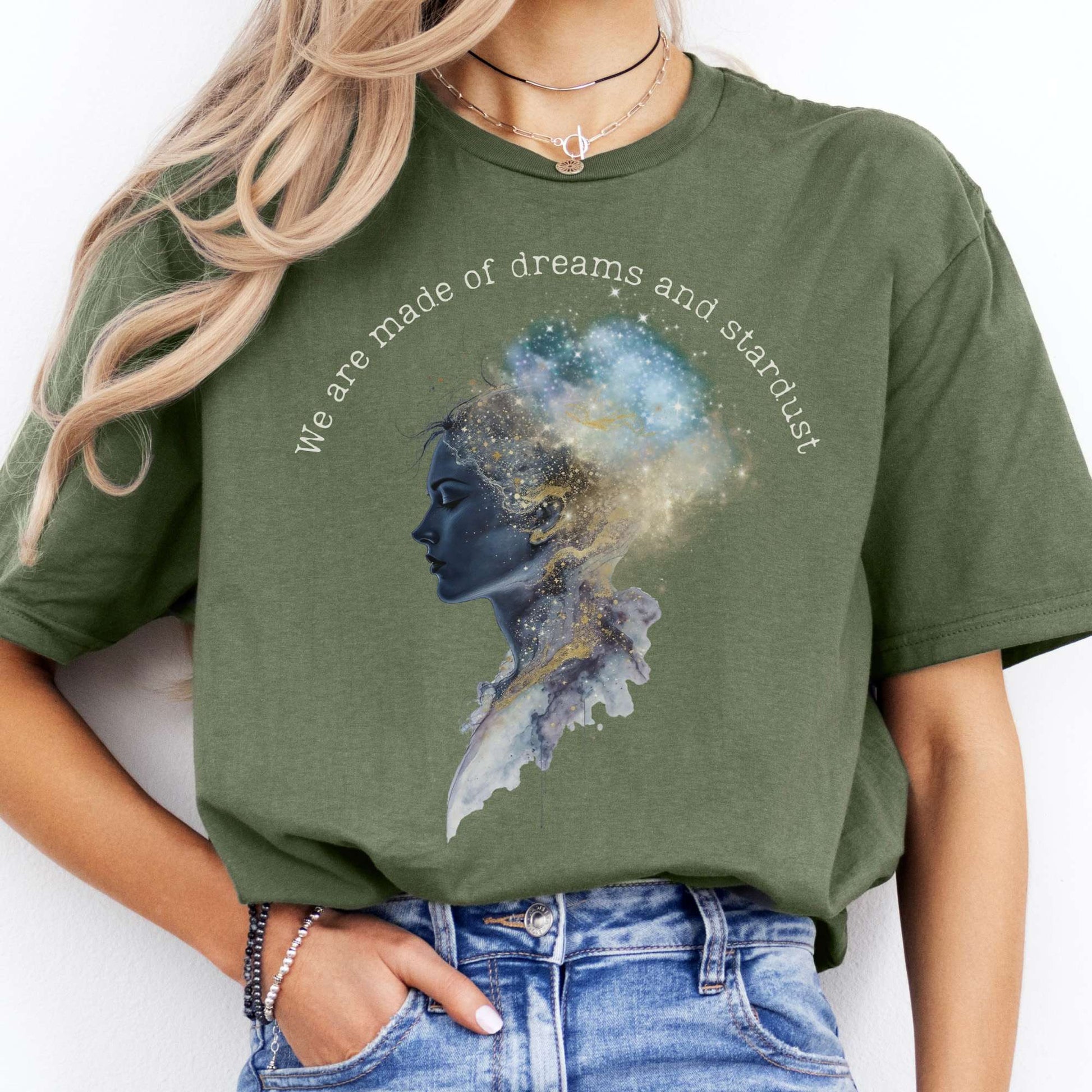 T-Shirt We Are Made of Dreams and Stardust T-Shirt The Mystic Eden