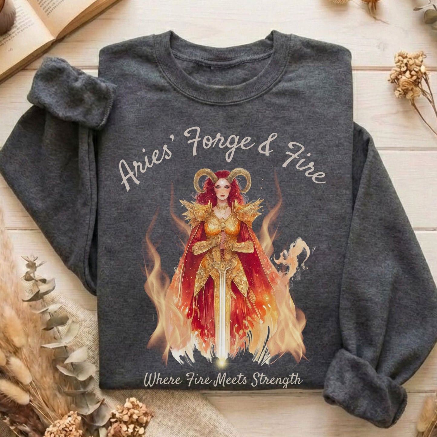 Sweatshirt Dark Heather / S Design 155 Sweatshirt The Mystic Eden