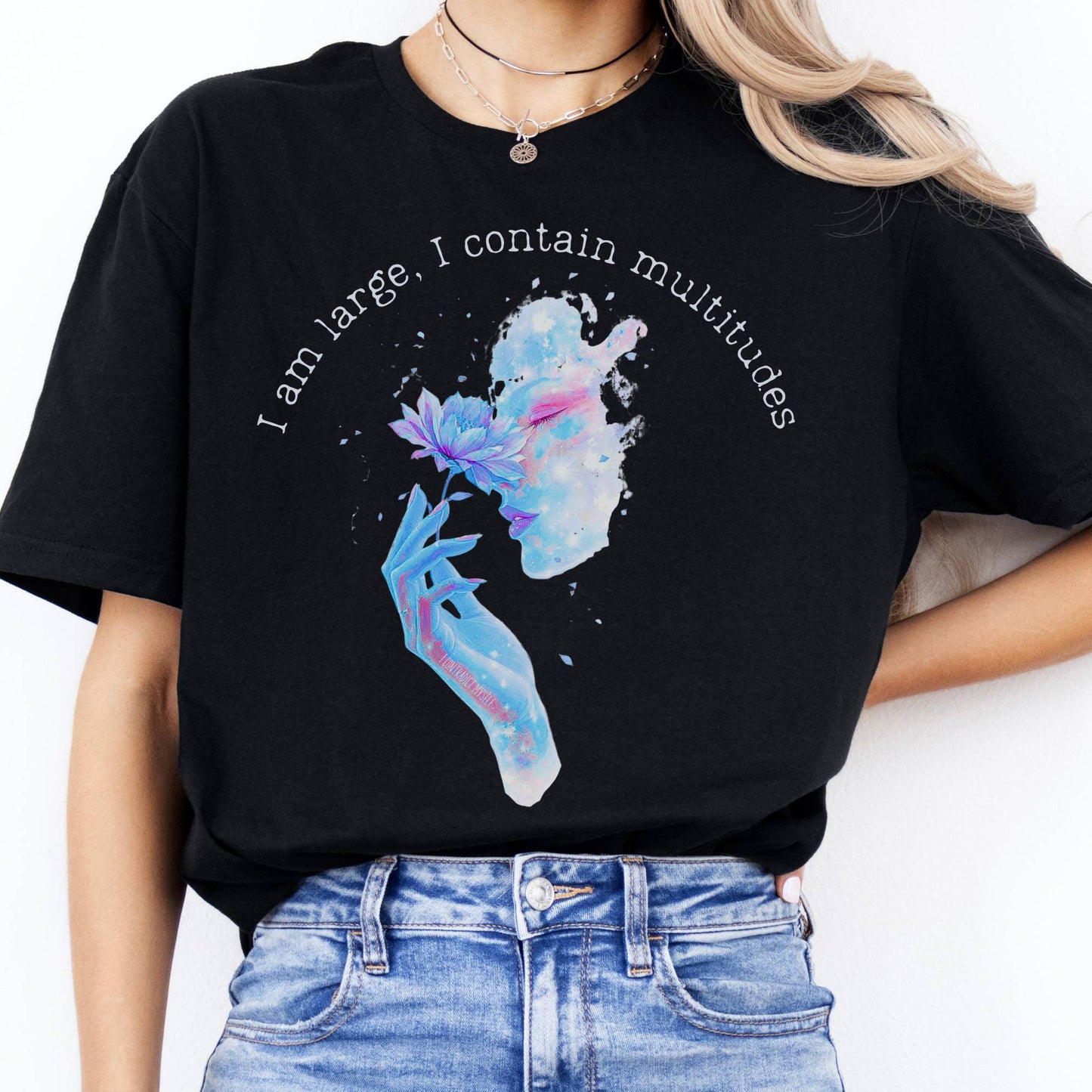 T-Shirts I Contain Multitudes Walt Whitman T-Shirt The Mystic Eden