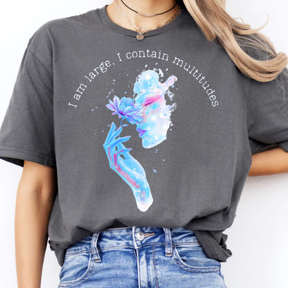T-Shirts I Contain Multitudes Walt Whitman T-Shirt The Mystic Eden