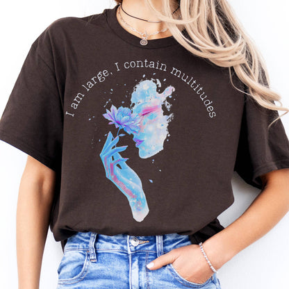 T-Shirts I Contain Multitudes Walt Whitman T-Shirt The Mystic Eden