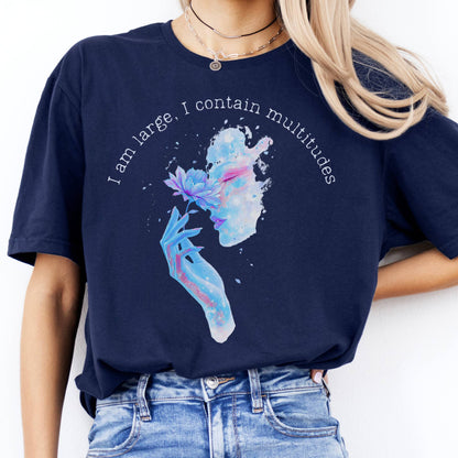 T-Shirts I Contain Multitudes Walt Whitman T-Shirt The Mystic Eden