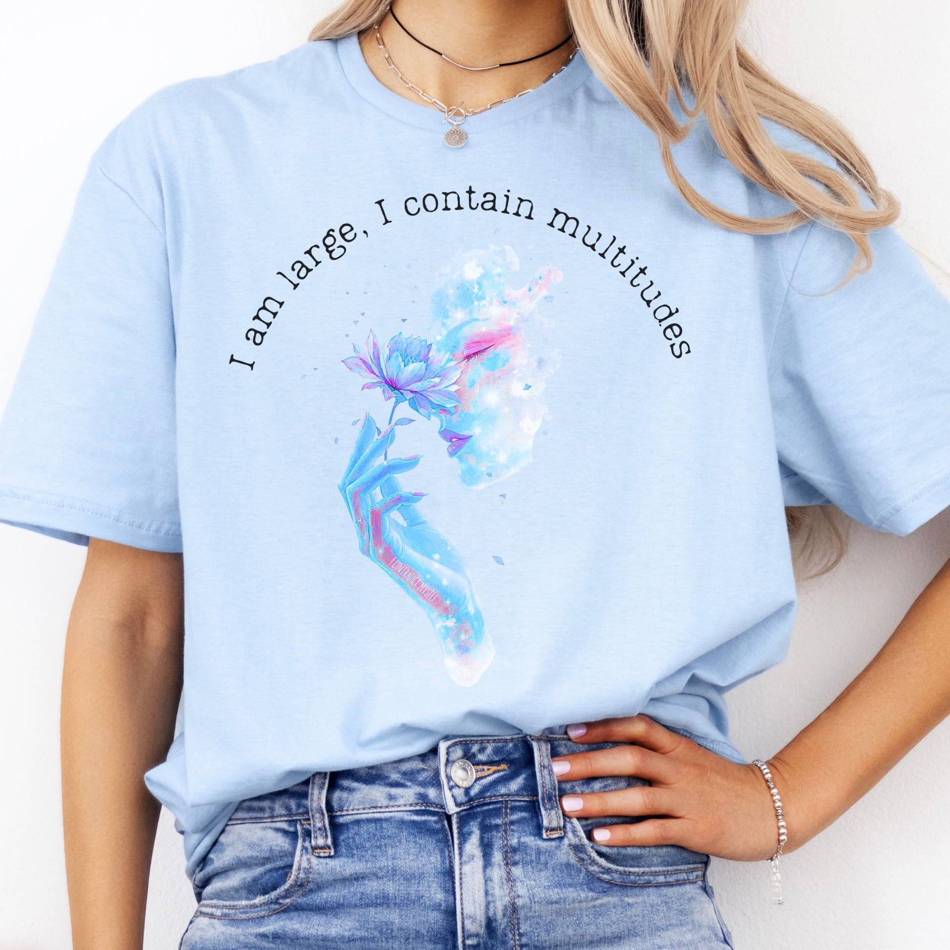 T-Shirts I Contain Multitudes Walt Whitman T-Shirt The Mystic Eden