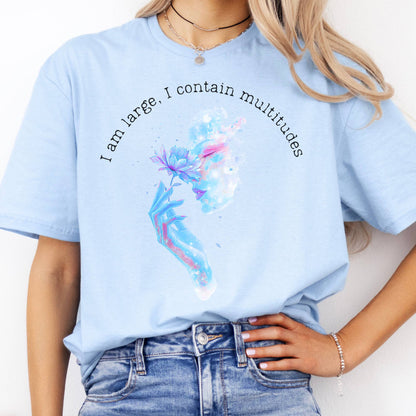 T-Shirts I Contain Multitudes Walt Whitman T-Shirt The Mystic Eden