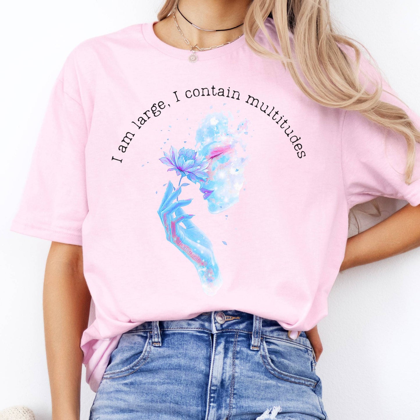 T-Shirts I Contain Multitudes Walt Whitman T-Shirt The Mystic Eden