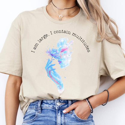 T-Shirts I Contain Multitudes Walt Whitman T-Shirt The Mystic Eden