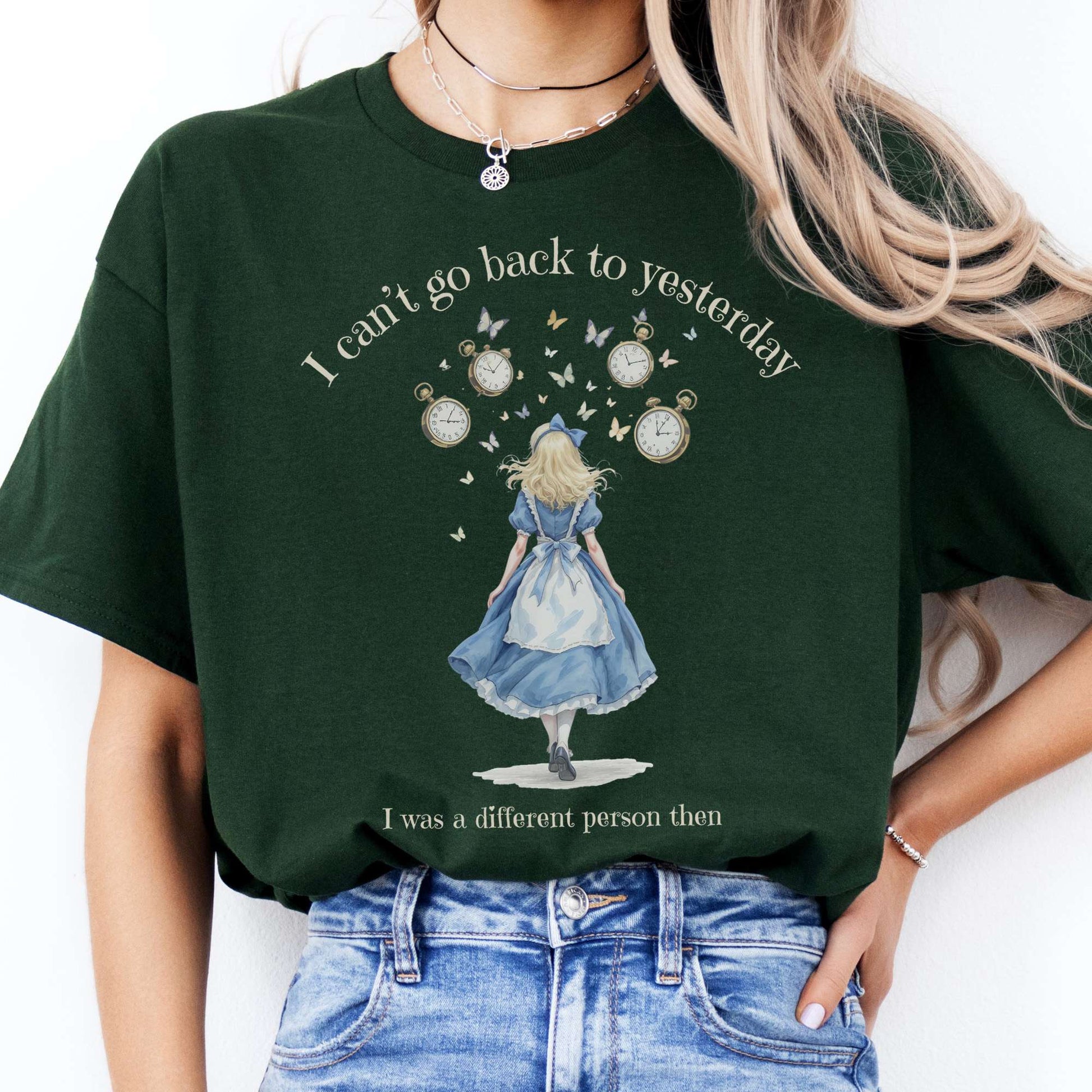 T-Shirt I Can't Go Back To Yesterday T-Shirt The Mystic Eden