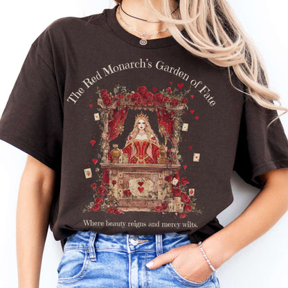 T-Shirt The Red Monarch's Garden of Fate Alice T-Shirt The Mystic Eden