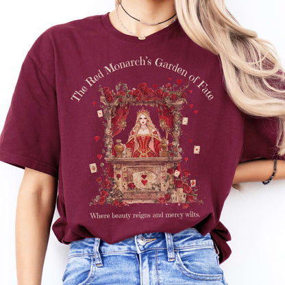 T-Shirt The Red Monarch's Garden of Fate Alice T-Shirt The Mystic Eden