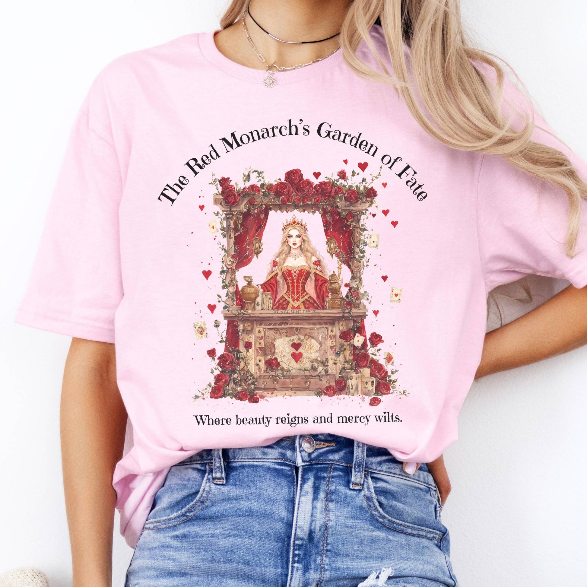 T-Shirt The Red Monarch's Garden of Fate Alice T-Shirt The Mystic Eden