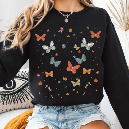 Bright Butterflies Sweatshirt