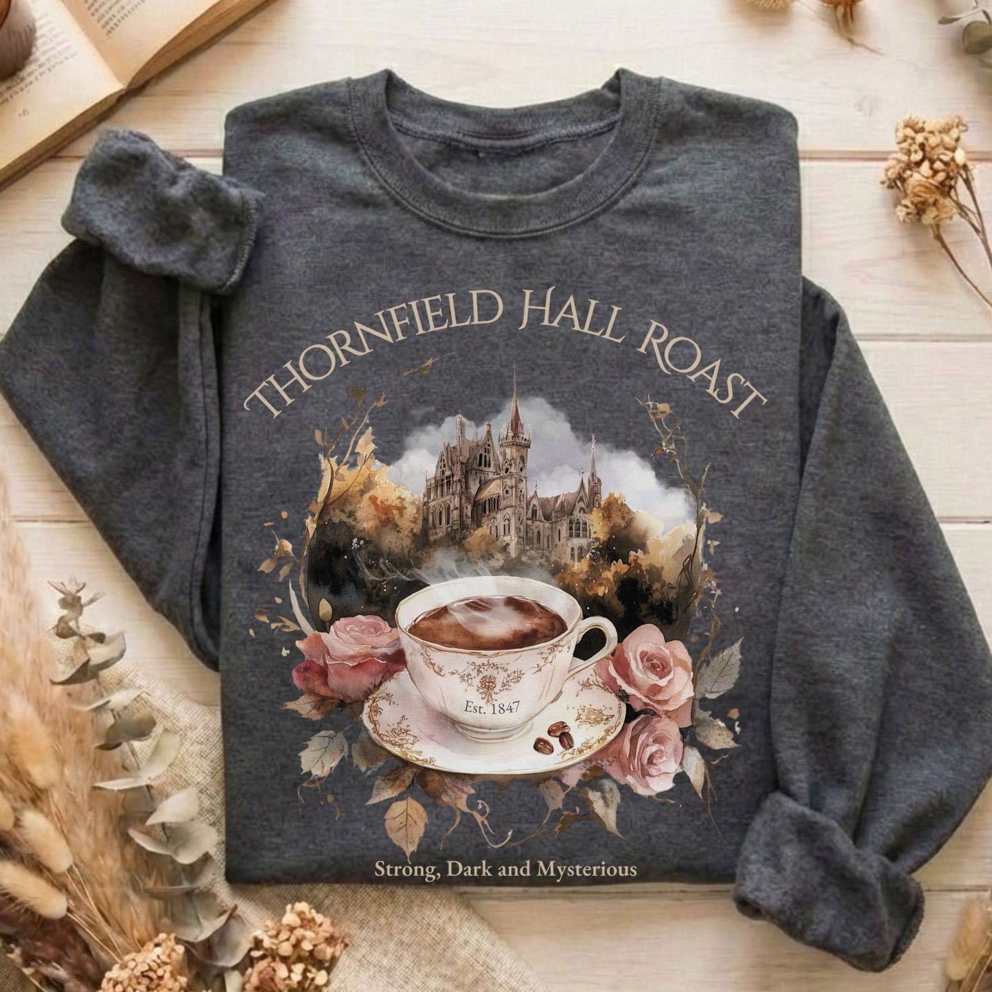 Sweatshirt Dark Heather / S Design 117 Sweatshirt The Mystic Eden