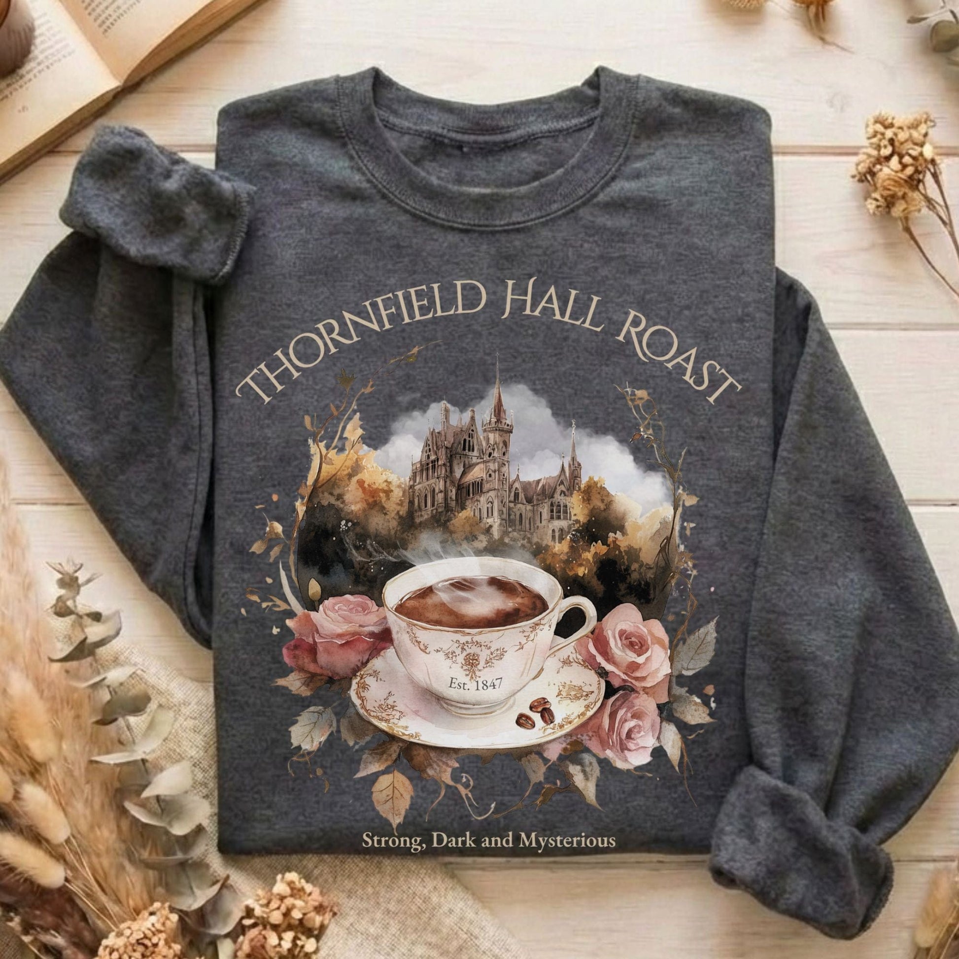 Sweatshirt Dark Heather / S Design 117 Sweatshirt The Mystic Eden