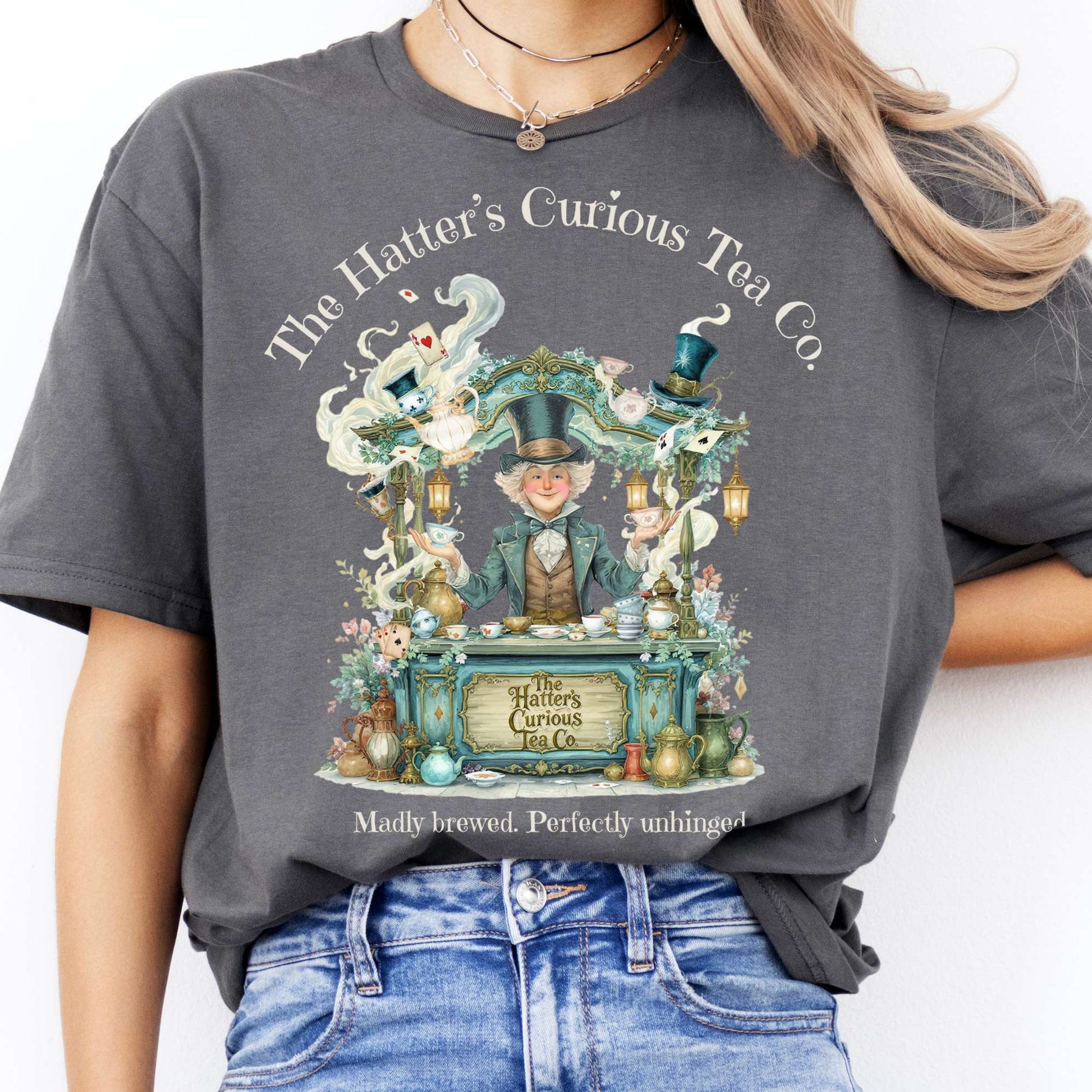 T-Shirts The Hatter's Curious Tea Co. T-Shirt The Mystic Eden